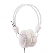 Наушники с микрофоном Hoco W5 Digital Stereo Manno Headphone (Белый)