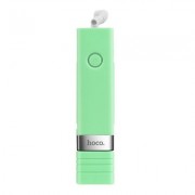 Монопод для селфи Hoco K3 Beauty wire controllable selfie stick (Зеленый)