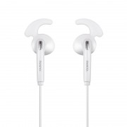 Универсальные наушники с микрофоном HOCO M6 Universal sport wire earphone (Белый)