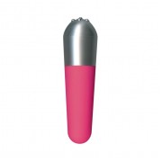 Розовый мини-вибратор Funky Vibrette - 11 см., розовый