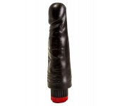 Вибратор-реалистик LOVETOY черного цвета - 17,5 см., черный