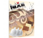Презервативы Luxe  Шоколадный Рай  с ароматом шоколада - 3 шт.