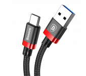 Кабель Belt Series Baseus USB 3.0 to Type-C 3A CATGB-19 (Черно-красный)