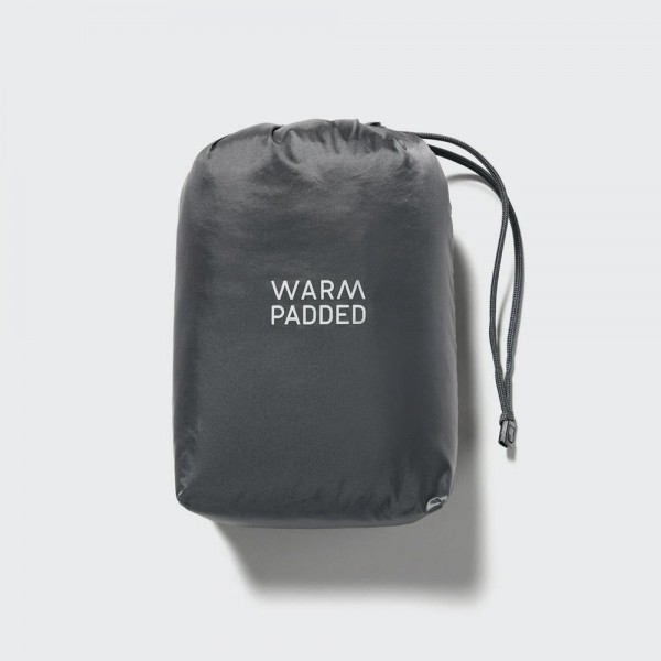 Мужской теплый стеганный водоотталкивающий жилет WARM PADDED Uniqlo размер XL (Темно-серый)