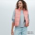 Женский теплый жилет ватник WARM PADDED Uniqlo (Розовый) размер M