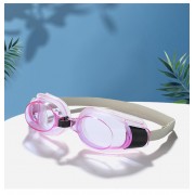 Очки для плавания с затычкой для ушей и зажимом для носа комплект из трех предметов (Фиолетовые)