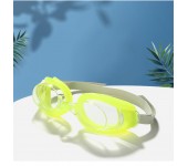 Очки для плавания с затычкой для ушей и зажимом для носа комплект из трех предметов (Зеленые)