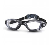 Очки для плавания с защитой от запотевания прозрачные водонепроницаемые с высокой четкостью для мужчин и женщин (Черные)