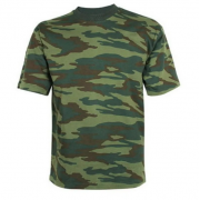 Мужская камуфляжная футболка размер XXXL (Зеленая) 6 шт