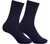 Мужские носки теплые кашемир Ланмень размер 41-47 - 1 пара (Темно-синие) NO:А727 