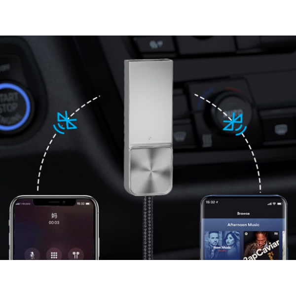Bluetooth-адаптер в автомобиль AUX 3,5 Jack мм 