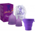Набор из двух менструальных чаш размеров L и S и стерилизатора (Фиолетовый)