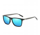 Поляризованные солнцезащитные очки с защитой от ультрафиолета для мужчин и женщин 3 категории защиты (Черно-голубые)