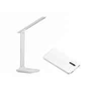 Комплект Сенсорная настольная LED лампа + универсальный внешний аккумулятор Ultra-Thin Power Bank 10000 mAh P42