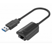 Сетевая карта USB - LAN Ethernet RJ45 10/100Mbps (Черный)