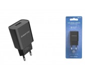 Сетевое зарядное устройство USB 2100mAh BOROFONE BA20A Sharp single port charger (Черное)