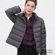 Женская облегченная пуховая куртка Uniqlo размер M (Серая)