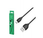 Кабель USB - MicroUSB BOROFONE BX19 2A 1м (Черный)