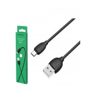 Кабель USB - MicroUSB BOROFONE BX19 2A 1м (Черный)