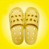 Женские шлепанцы на толстой нескользящей подошве массажные сандалии для ванной комнаты (Желтые) размер 36-37