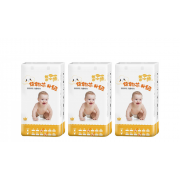 Одноразовые детские подгузники Трусики для девочек и мальчиков размер L, (9-14 кг), 3 упаковки по 46 шт
