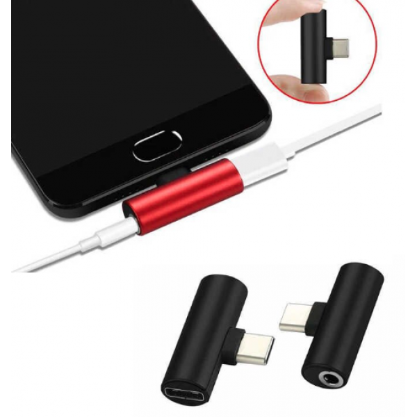 Разветвитель Type-C 2in1 (Серебряный)