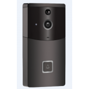 Водонепроницаемая беспроводная Wi-Fi камера В10 2 в 1 камера видеонаблюдения и дверной звонок (Черная)