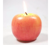 Декоративная свеча Красное яблоко с ароматом