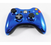 Джойстик для Xbox 360 беспроводной (Синий хром)