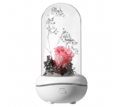 Лампа с диффузором эфирного масла Роза под куполом (Розовый)