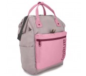Сумка-рюкзак Anello middle (Серый с розовым)
