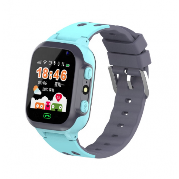 Умные детские часы Smart Watch E07 GPS (Синие)