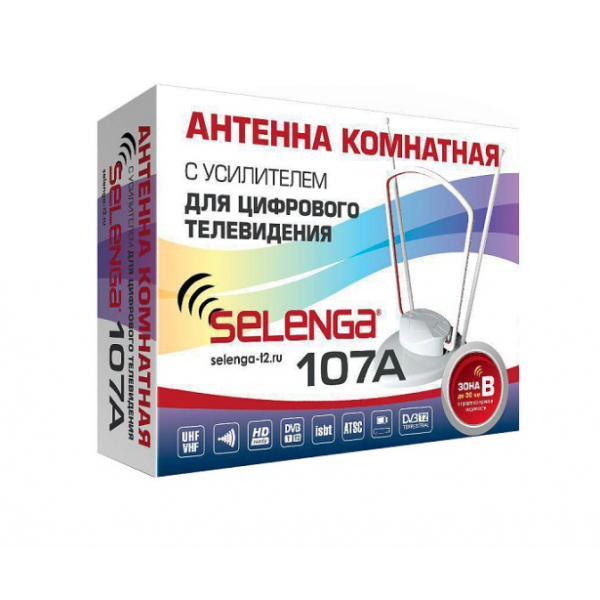 Антенна комнатная с усилителем SELENGA 107А