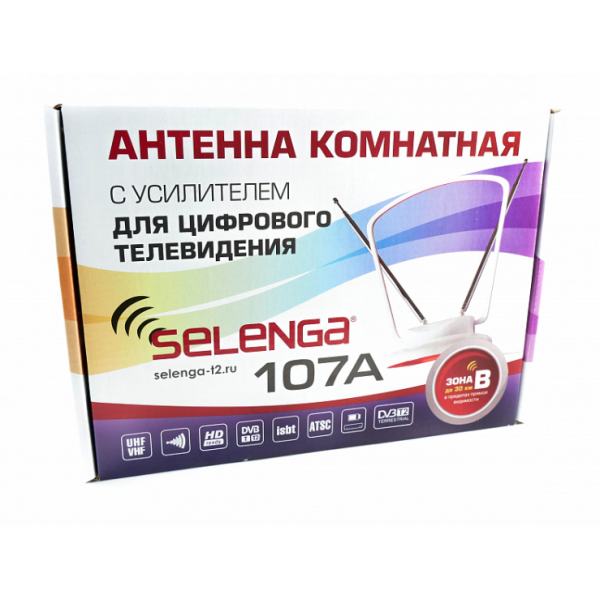 Антенна комнатная с усилителем SELENGA 107А