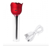 Портативный аромо-увлажнитель воздуха Роза (Красный)