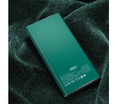 Портативное зарядное устройство Power Bank XO PR101 10000mah (Зеленое)