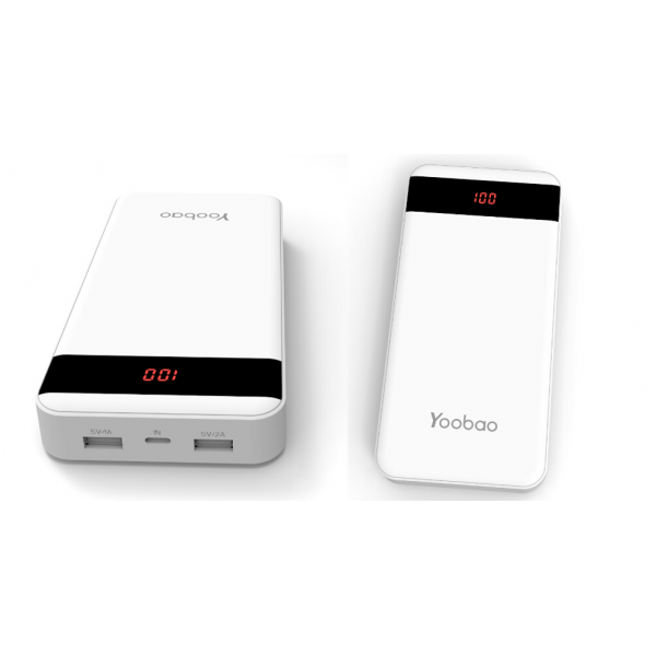 Портативное зарядное устройство Yoobao Power Bank M20Pro 20000 мАч (Белый)
