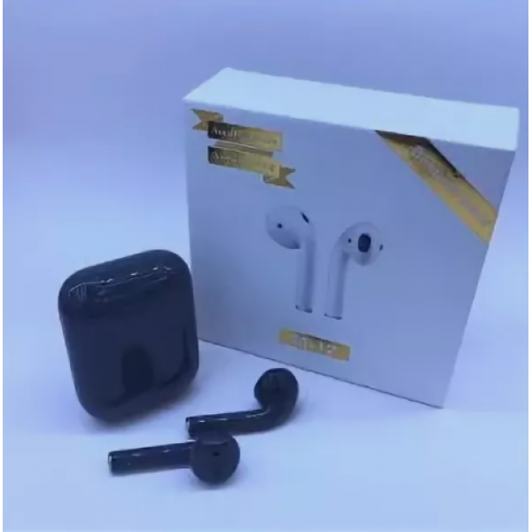 Беспроводные наушники True Wireless Stereo Mi12 сенсорные bluetooth 5.0 (Синие)