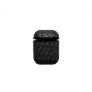 Чехол для AirPods кожа (Черный)