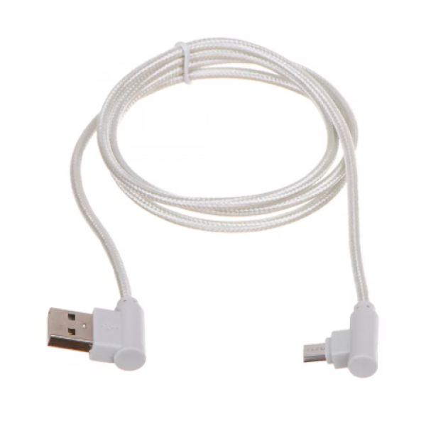 Кабель угловой USB-кабель - Type-C (Белый)