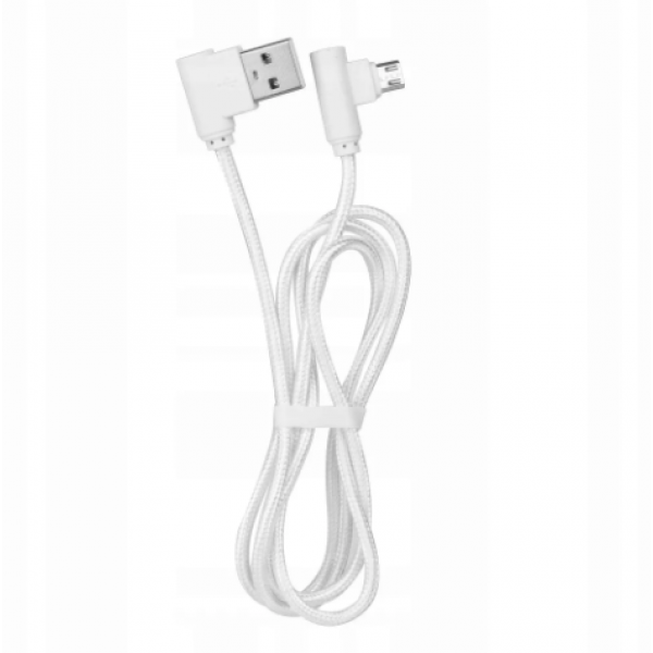 Кабель угловой USB-кабель - Type-C (Белый)