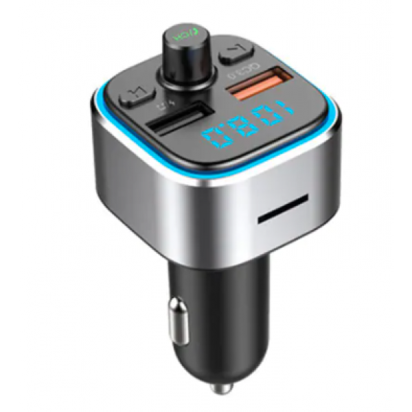 Автомобильный Bluetooth 5.0 MP3-плеер T32 (Серебряный)