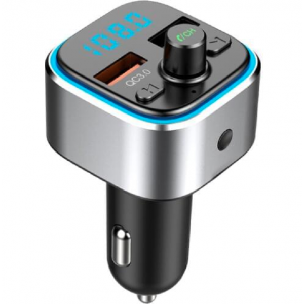 Автомобильный Bluetooth 5.0 MP3-плеер T32 (Серебряный)