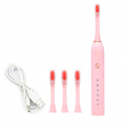 Электрическая звуковая зубная щётка SC502 (Розовая)