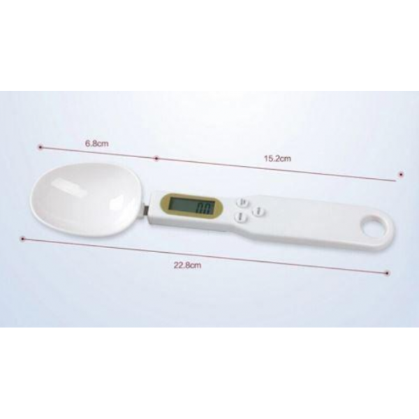 Электронная мерная ложка-весы измеряющая до 500 гр (Белая)