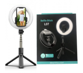 Кольцевая лампа L07 Selfie Stick Tripod (Черный)