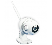 Панорамная уличная 360 градусов Wi-Fi Smart IP Camera 1080p с детектором движения V380 (Белая)