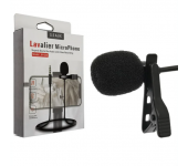 Петличный микрофон JH-043 Lavalier MicroPhone (Черный)
