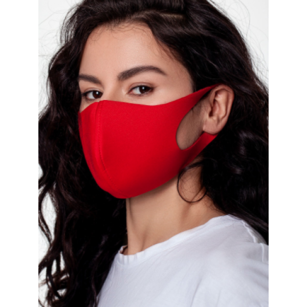 Неопреновая многоразовая маска Fashion Mask (Красная)
