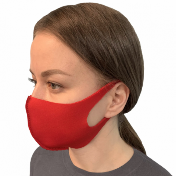 Неопреновая многоразовая маска Fashion Mask (Красная)